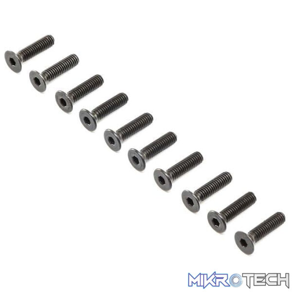 Flat Head Screws Steel Black Oxide M4 x 16mm (10) Flat Head Screws Steel Black Oxide M4 x 16mm (10)