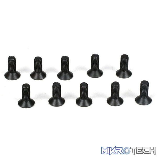 Flathead Screws M3 x 8mm (10) Flathead Screws M3 x 8mm (10)