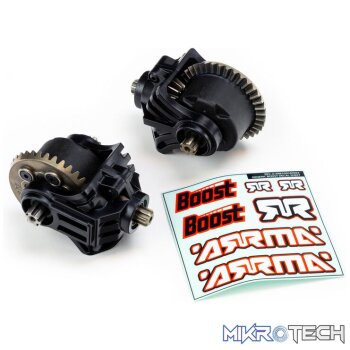 Front & Rear Metal Diff Upgrade Set: BOOST BOX