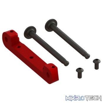 Front Upper Suspension Mount CNC Aluminum Red