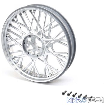 Front Wheel Set Satin Chrome Promoto-MX