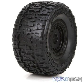 Front/Rear Premount Tire: 1/18 4WD Rucku