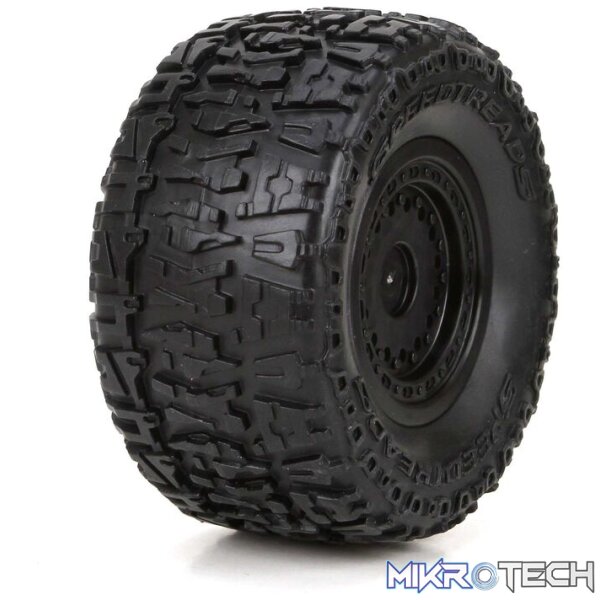 Front/Rear Premount Tire: 1/18 4WD Rucku Front/Rear Premount Tire: 1/18 4WD Rucku