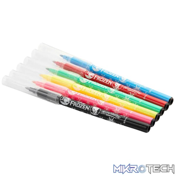 Frozen 6 Fibre Markers Multi - Image 3