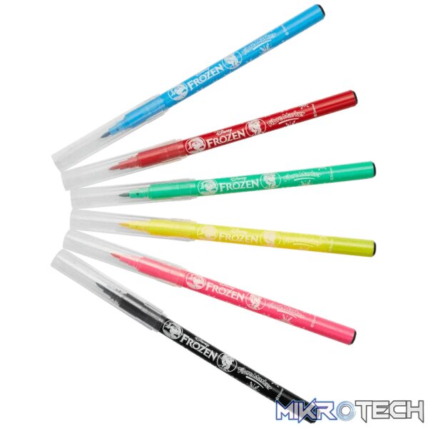 Frozen 6 Fibre Markers Multi Frozen 6 Fibre Markers Multi