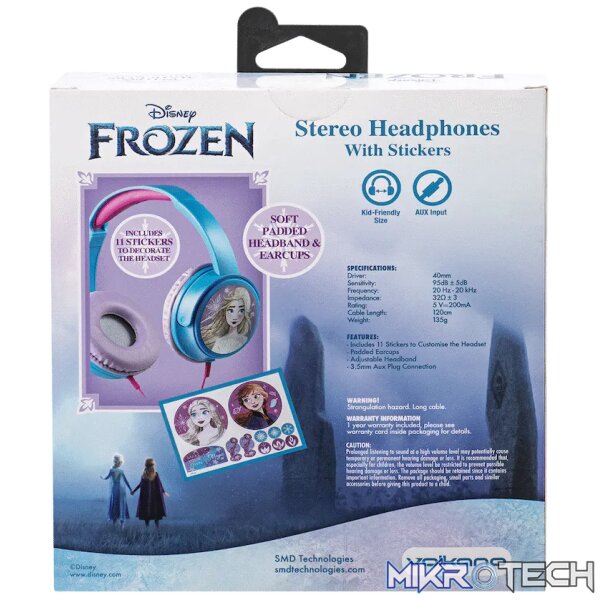 Frozen Auxiliary Headphones with Stickers - Image 9