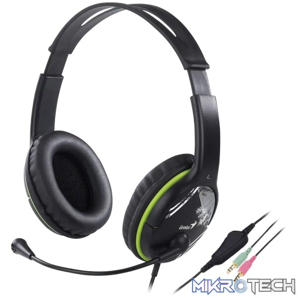 GENIUS HEADSET HS-400A GREEN GENIUS HEADSET HS-400A GREEN