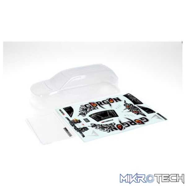 GORGON Clear Body (inc decals/window masks) GORGON Clear Body (inc decals/window masks)