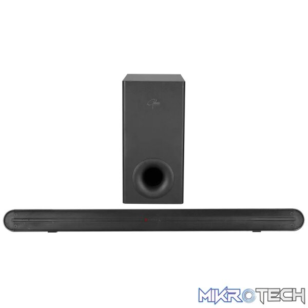 Gibson Clarke Cambridge Series 2.1 160w Soundbar with Wireless Subwoofer - Black - Image 2