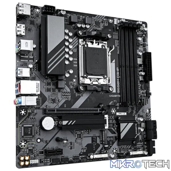 Gigabyte B650M D3HP AMD B650 Ryzen Socket AM5 Micro-ATX Motherboard - Image 3