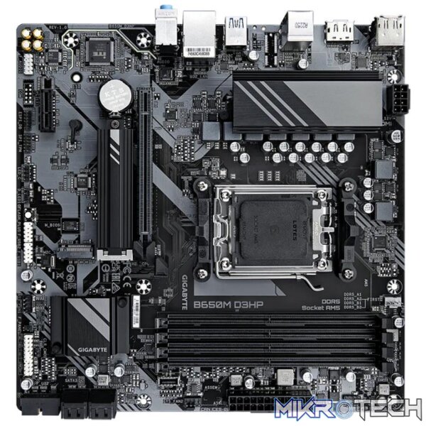 Gigabyte B650M D3HP AMD B650 Ryzen Socket AM5 Micro-ATX Motherboard - Image 4