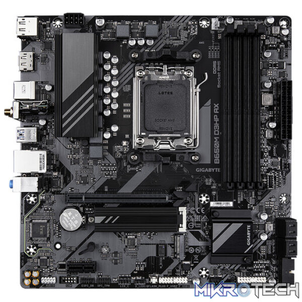Gigabyte B650M D3HP AX AM5 Micro-ATX DDR5 Motherboard - Image 2