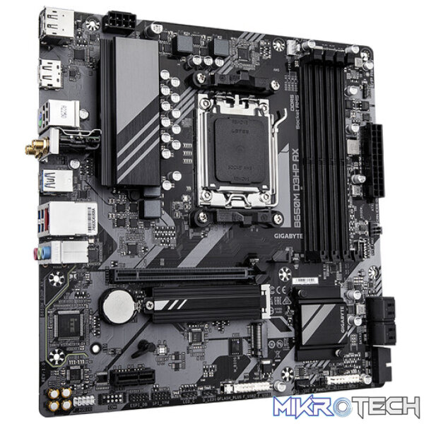 Gigabyte B650M D3HP AX AM5 Micro-ATX DDR5 Motherboard - Image 4