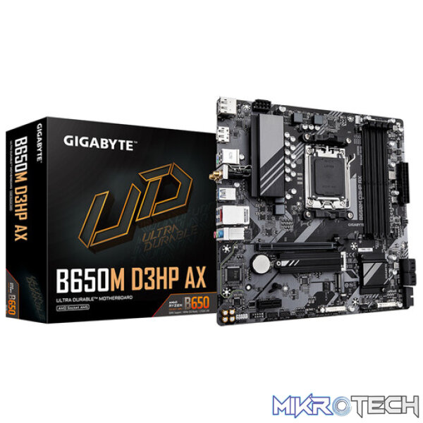 Gigabyte B650M D3HP AX AM5 Micro?ATX DDR5 Motherboard Gigabyte B650M D3HP AX AM5 Micro?ATX DDR5 Motherboard
