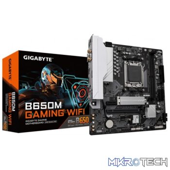 Gigabyte B650M GAMING WIFI AMD B650 Ryzen Socket AM5 Micro-ATX Motherboard