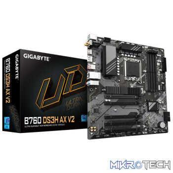 Gigabyte B760 DS3H AX V2 LGA 1700 ATX DDR5 Motherboard