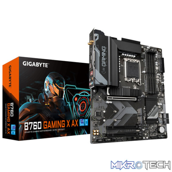 Gigabyte B760 GAMING X AX LGA 1700 ATX DDR5 Motherboard Gigabyte B760 GAMING X AX LGA 1700 ATX DDR5 Motherboard