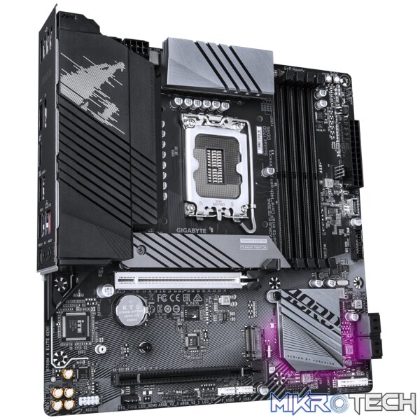 Gigabyte B760M AORUS ELITE LGA 1700 micro-ATX DDR5 Motherboard - Image 3