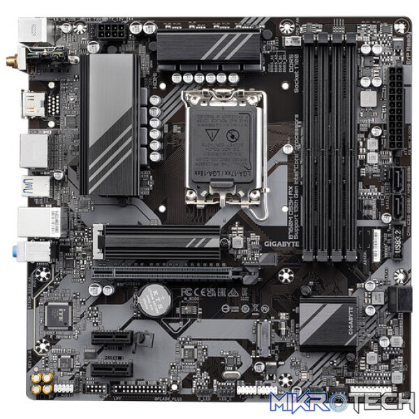 Gigabyte B760M DS3H AX LGA 1700 Micro-ATX DDR5 Motherboard - Image 2
