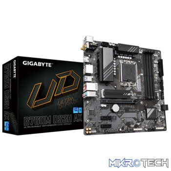 Gigabyte B760M DS3H AX LGA 1700 Micro-ATX DDR5 Motherboard