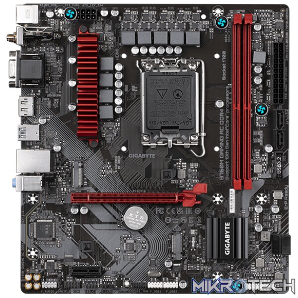 Gigabyte B760M GAMING AC DDR4 LGA 1700 Micro-ATX Motherboard - Image 2