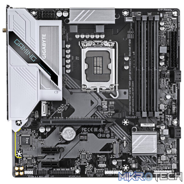 Gigabyte B760M GAMING PLUS WIFI DDR4 LGA 1700 Micro-ATX Motherboard - Image 2