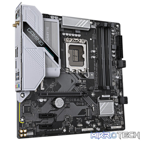 Gigabyte B760M GAMING PLUS WIFI DDR4 LGA 1700 Micro-ATX Motherboard - Image 3