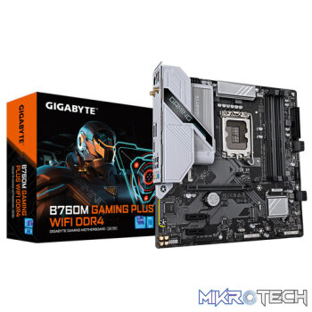 Gigabyte B760M GAMING PLUS WIFI DDR4 LGA 1700 Micro-ATX Motherboard