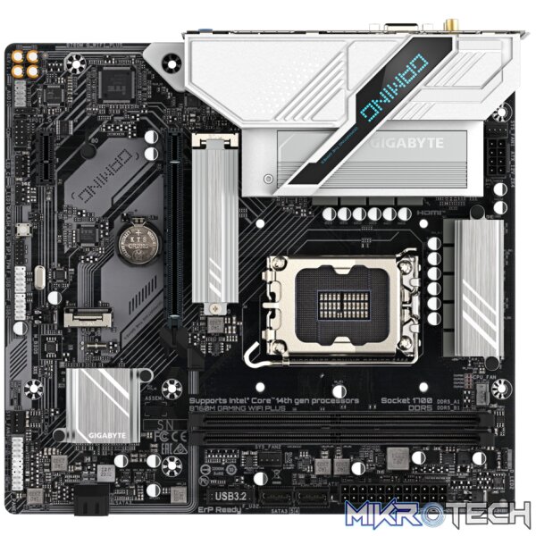 Gigabyte B760M GAMING WIFI PLUS Intel LGA 1700 Micro-ATX DDR5 Motherboard - Image 5