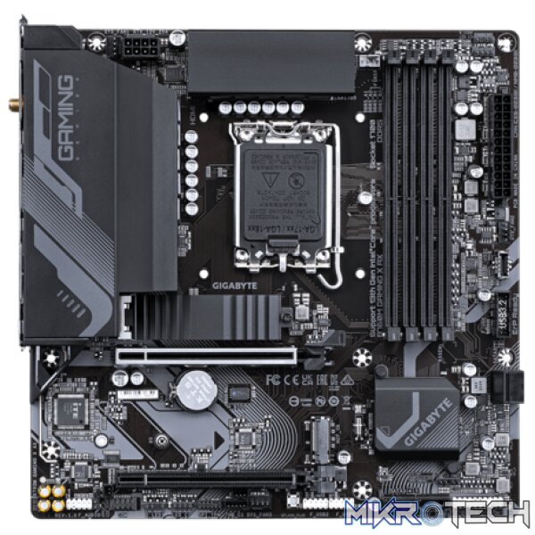 Gigabyte B760M GAMING X AX LGA 1700 Micro-ATX DDR5 Motherboard - Image 2