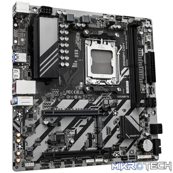 Gigabyte B840M D2H AM5 Micro-ATX DDR5 Motherboard - Image 3