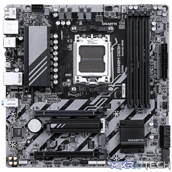 Gigabyte B840M DS3H AM5 Micro-ATX DDR5 Motherboard - Image 2