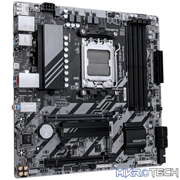 Gigabyte B840M DS3H AM5 Micro-ATX DDR5 Motherboard - Image 3