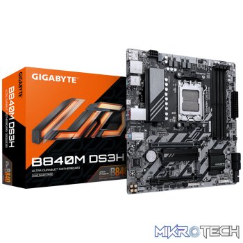 Gigabyte B840M DS3H AM5 Micro?ATX DDR5 Motherboard