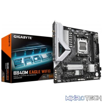 Gigabyte B840M EAGLE WIFI6 AMD B840 Ryzen Socket AM5 Micro-ATX Motherboard