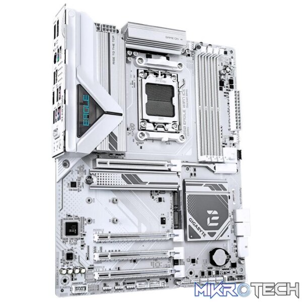Gigabyte B850 EAGLE WIFI7 ICE AMD AM5 ATX Motherboard - Image 3