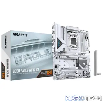 Gigabyte B850 EAGLE WIFI7 ICE AMD AM5 ATX Motherboard