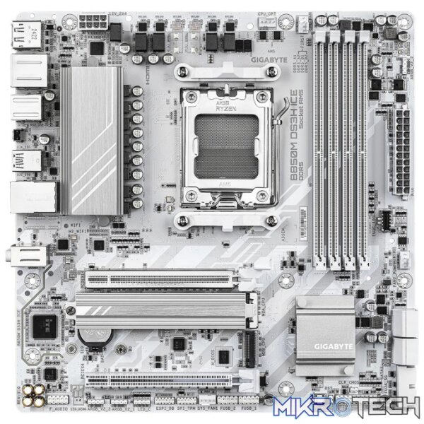 Gigabyte B850M DS3H ICE AM5 Micro-ATX DDR5 Motherboard - Image 2