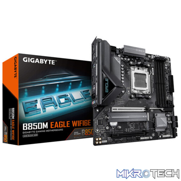 Gigabyte B850M EAGLE WIFI6E AM5 Micro?ATX DDR5 Motherboard Gigabyte B850M EAGLE WIFI6E AM5 Micro?ATX DDR5 Motherboard