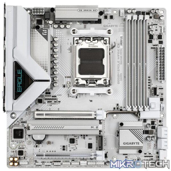 Gigabyte B850M EAGLE WIFI6E ICE AMD B850 Ryzen Socket AM5 Micro-ATX Motherboard - Image 2