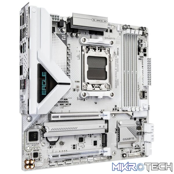 Gigabyte B850M EAGLE WIFI6E ICE AMD B850 Ryzen Socket AM5 Micro-ATX Motherboard - Image 3