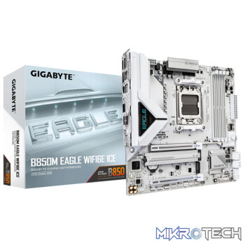 Gigabyte B850M EAGLE WIFI6E ICE AMD B850 Ryzen Socket AM5 Micro-ATX Motherboard