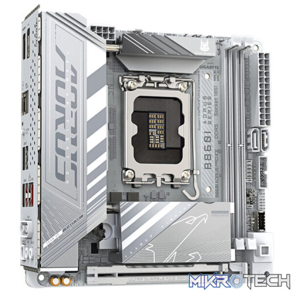 Gigabyte B860I AORUS PRO ICE Intel LGA1851 Mini-ITX DDR5 Motherboard - Image 3