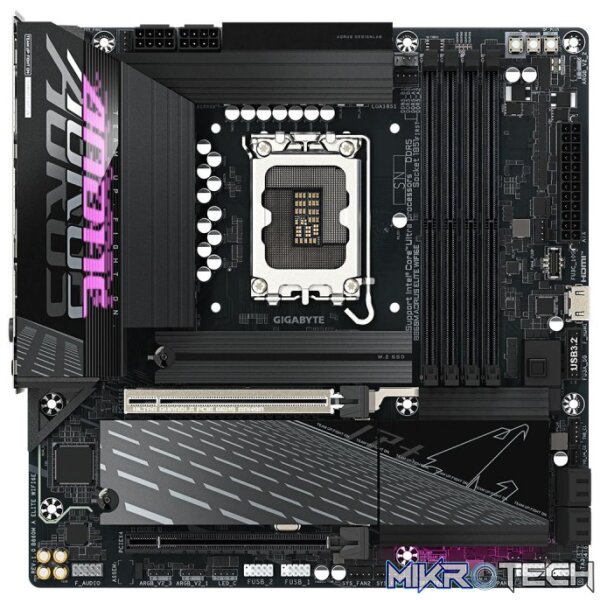 Gigabyte B860M AORUS ELITE WIFI6E LGA 1851 micro-ATX DDR5 Motherboard - Image 2