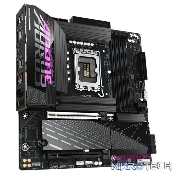 Gigabyte B860M AORUS ELITE WIFI6E LGA 1851 micro-ATX DDR5 Motherboard - Image 3