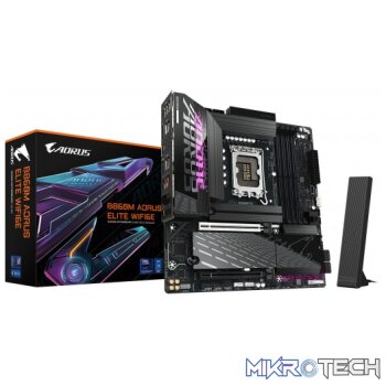 Gigabyte B860M AORUS ELITE WIFI6E LGA 1851 micro-ATX DDR5 Motherboard