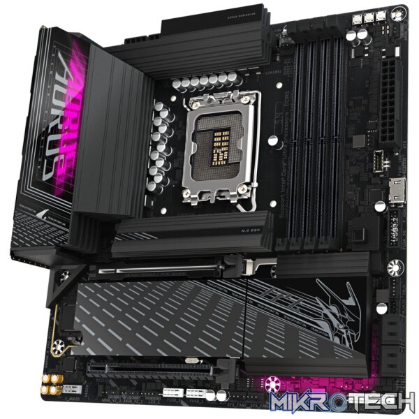 Gigabyte B860M AORUS PRO WiFi7 Intel LGA1851 Micro-ATX DDR5 Motherboard - Image 4