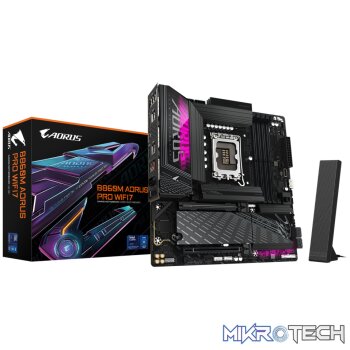 Gigabyte B860M AORUS PRO WiFi7 Intel LGA1851 Micro-ATX DDR5 Motherboard