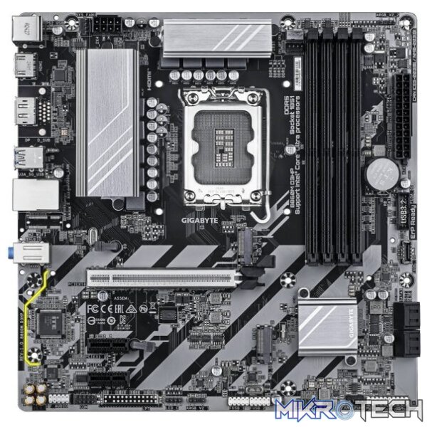 Gigabyte B860M D3HP LGA 1851 micro-ATX DDR5 Motherboard - Image 2