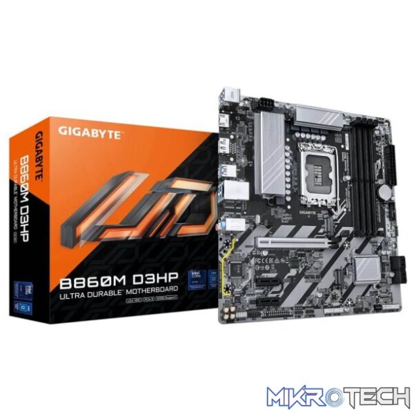 Gigabyte B860M D3HP LGA 1851 micro-ATX DDR5 Motherboard Gigabyte B860M D3HP LGA 1851 micro-ATX DDR5 Motherboard